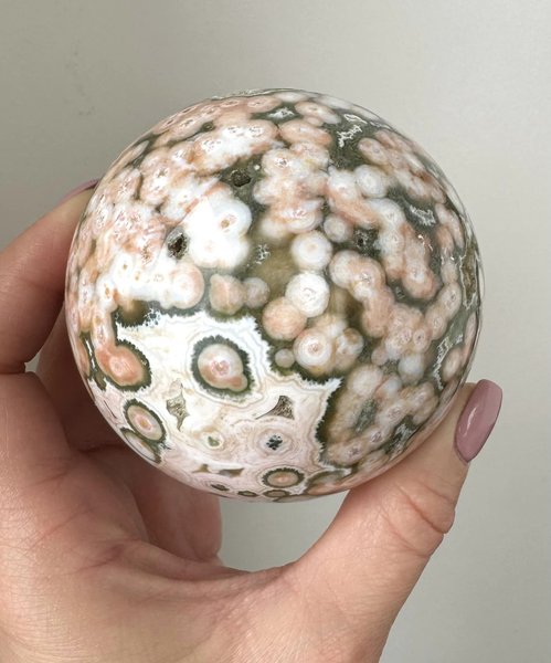 8th selling Vein Ocean Jasper Sphere